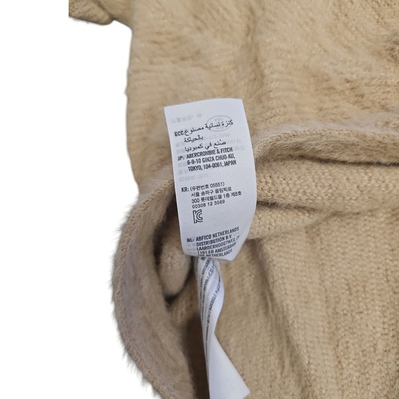 Hollister‎ Cozy Twist-Front Cropped Sweater in Beige Women's XS - Picture 6 of 10